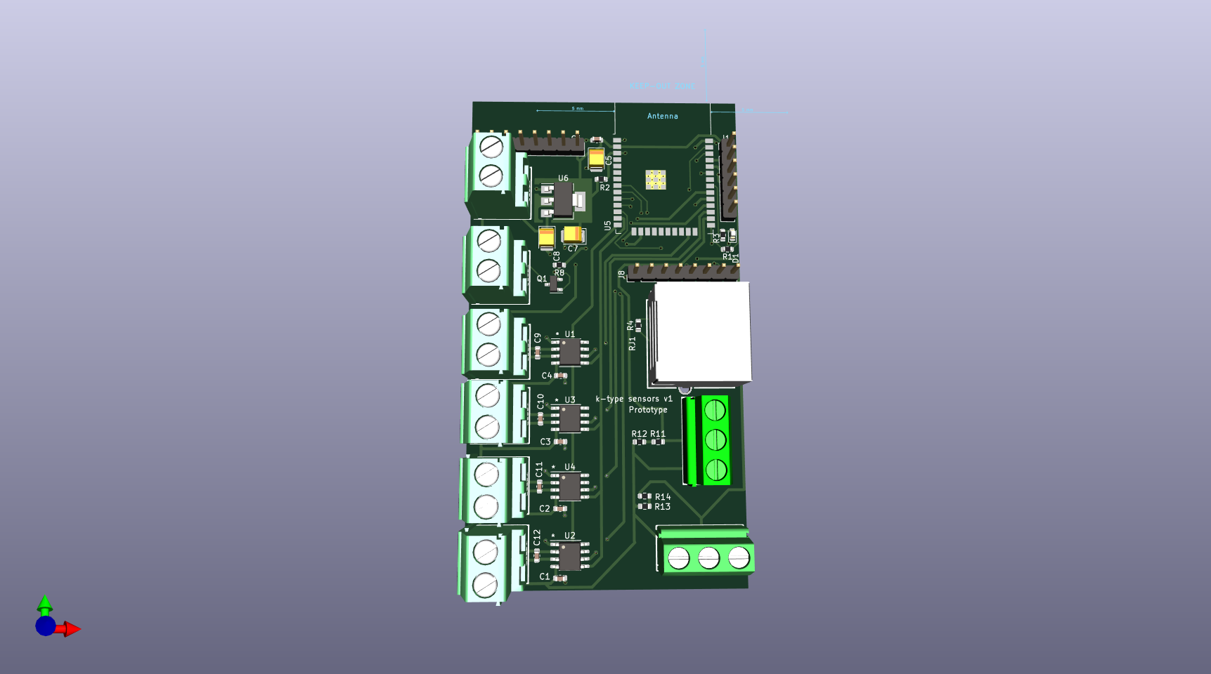 Advanced Multi-Sensor Monitoring Board